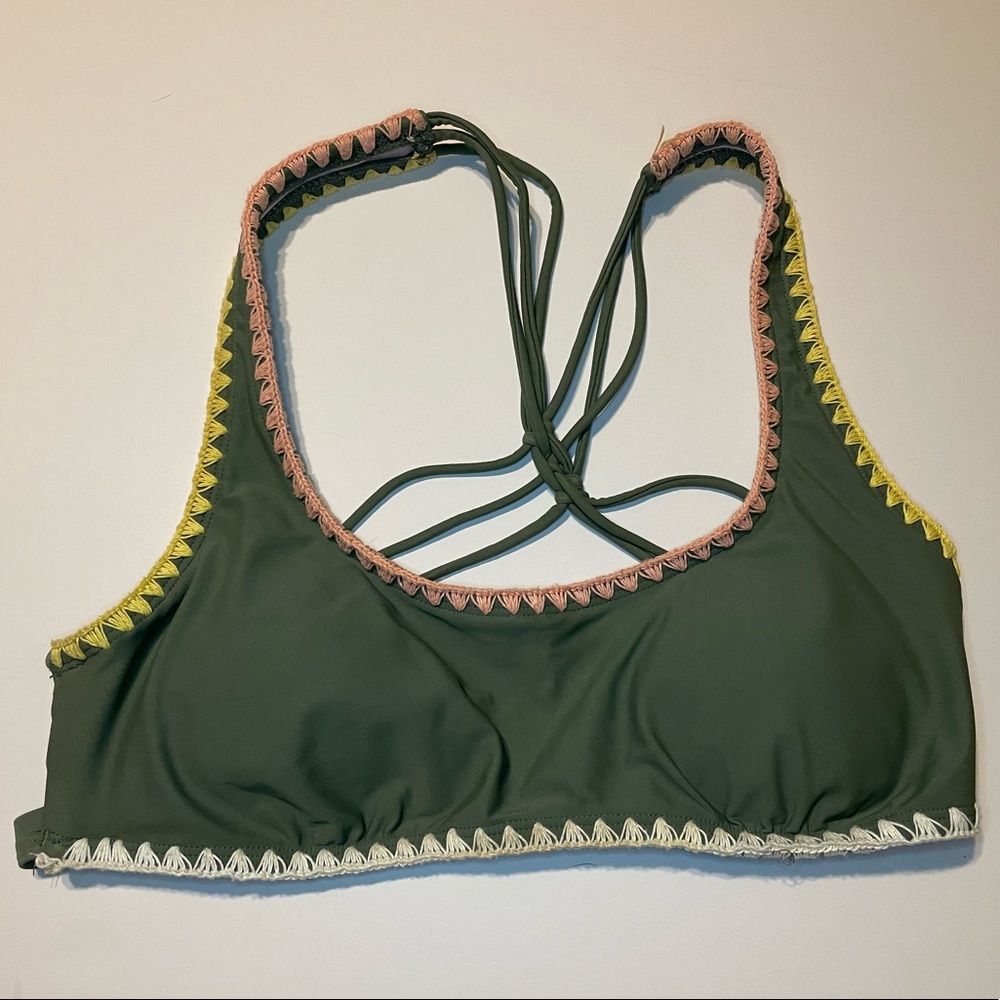 SOLD- Strappy back bikini top